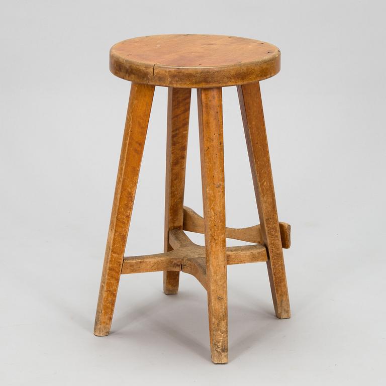 Stool, dated 1829.