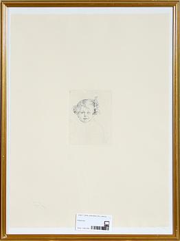 CARL LARSSON, efter, etsning. Osign.