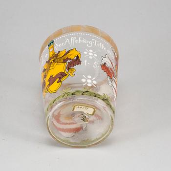 PRAKTBÄGARE, glas. Historismus, omkring 1900.