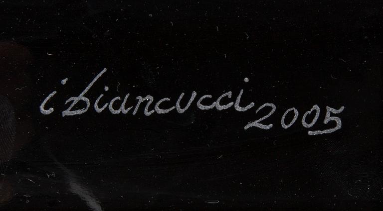 GLASSKULPTUR, blyglas, signerad I. Biancucci, daterad 2005.