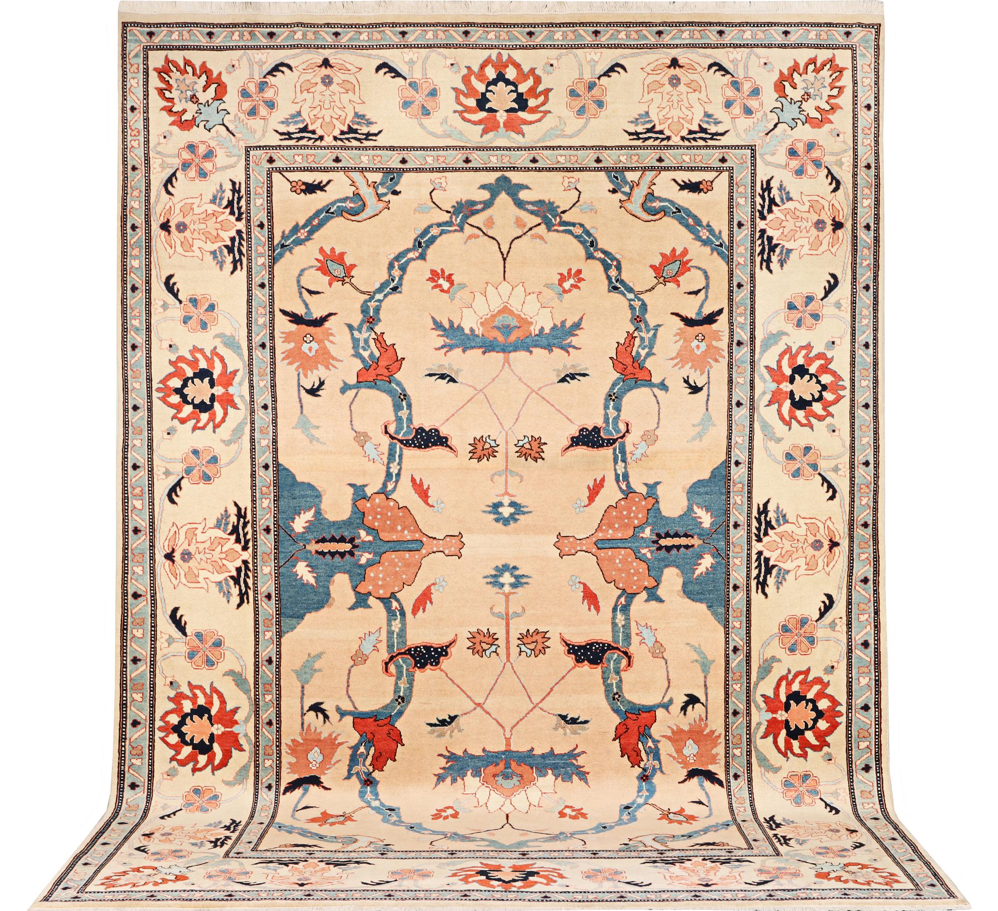 A Mamluk design carpet, c. 425 x 306 cm.