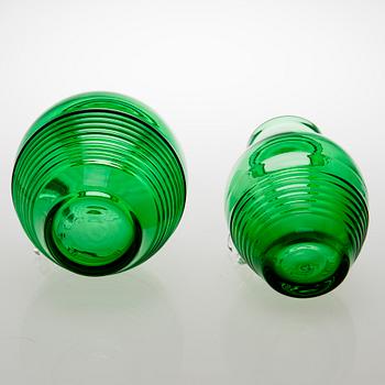 TAMARA ALADIN, MALJAKOITA, 4 kpl, "Kleopatra", Riihimäen Lasi, 1970-73. Sarja muotoiltu 1969.