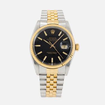 ROLEX, Oyster Perpetual, Datejust, wristwatch, 35.5 mm.