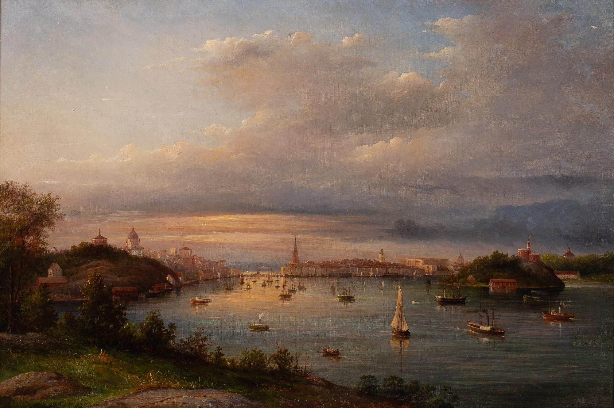 Ehrnfried Wahlqvist, Stockholm's approach to Gamla Stan.