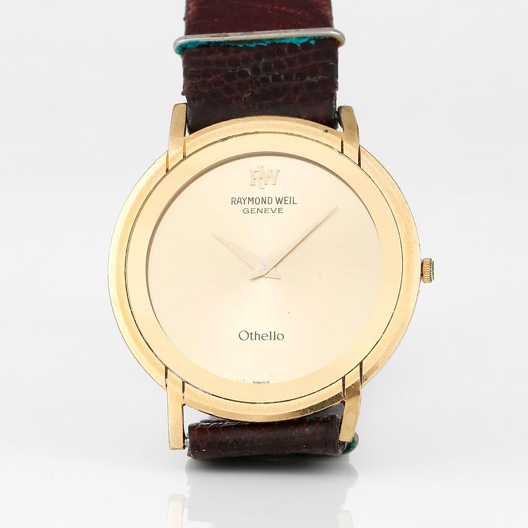 ARMBANDSUR, dam, Raymond Weil, "Othello", Schweiz.