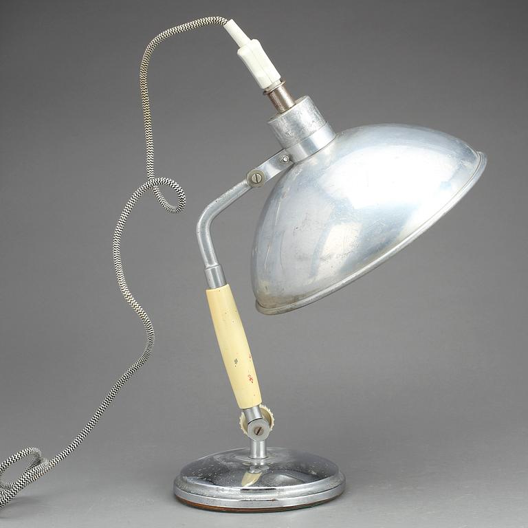 BORDSLAMPA, industridesign, 1900-talets första hälft.