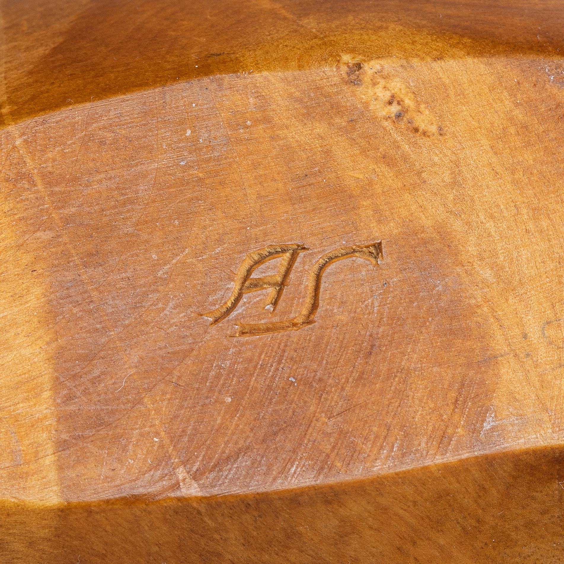 Anders Sunna, saltflaska, signerad.