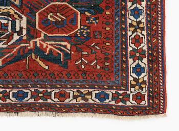Matta, antik Afshar, sydöstra Iran, ca 153 x 135 cm.