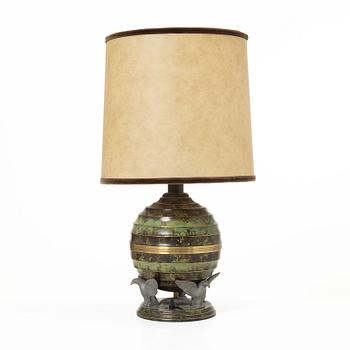 An Art Deco table lamp, 1920s/30s.
