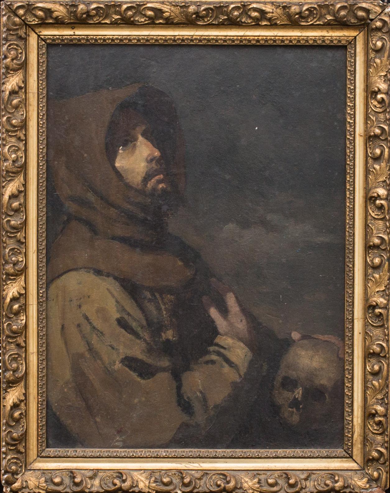 OKÄND KONSTNÄR, olja på duk, ej signerad, 17/1800-tal.