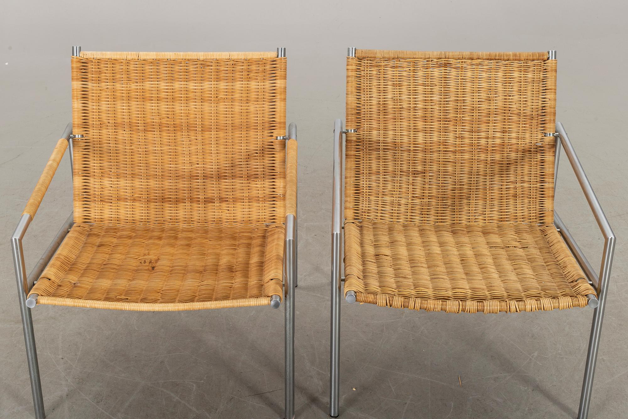 MARTIN VISSER, fåtöljer ett par Spectrum 1960-tal.