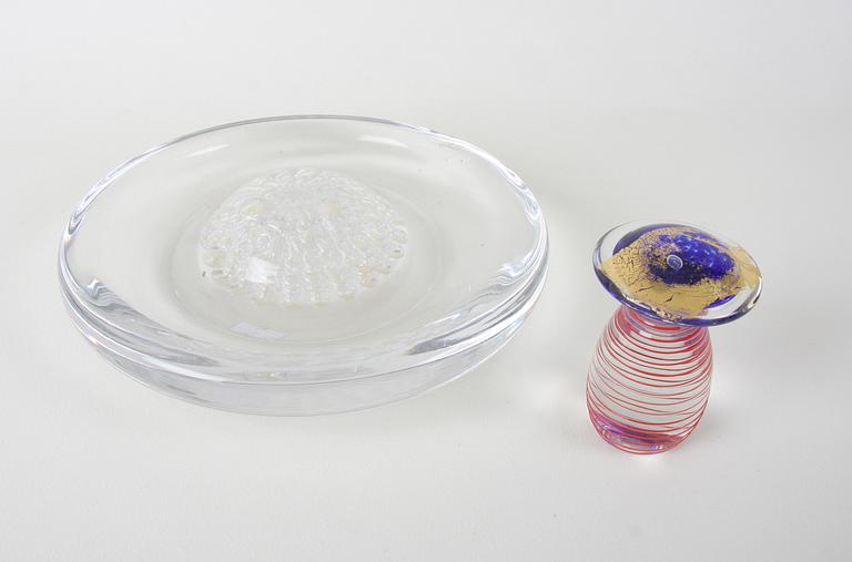 FAT resp SKULPTUR, glas, bl a Göran Wärff, Kosta.