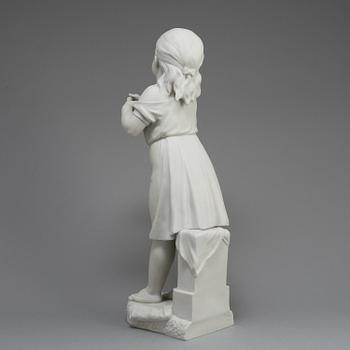 FIGUR, parian, Gustafsberg 1903.