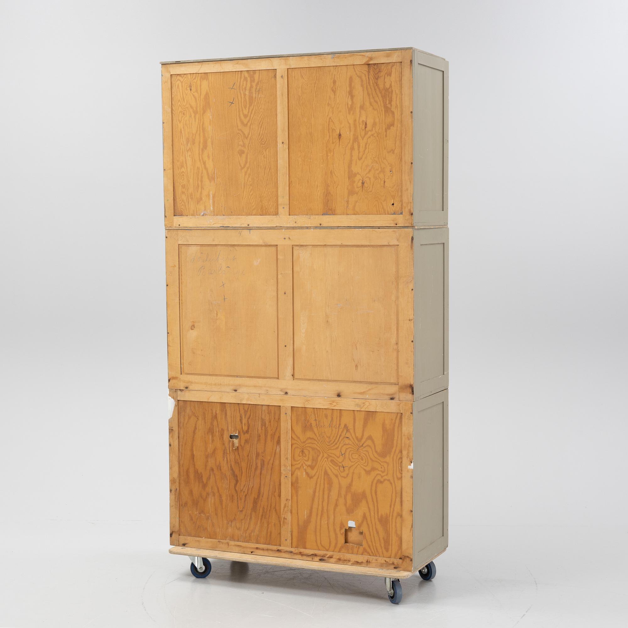 Arkivskåp / butikshylla, 1900-talets mitt.