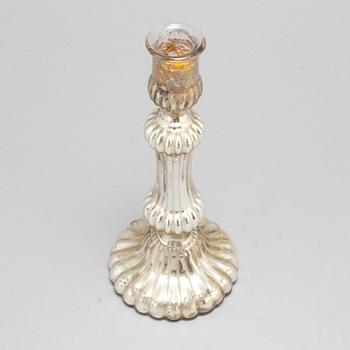 LJUSSTAKE, glas, 1800-tal.