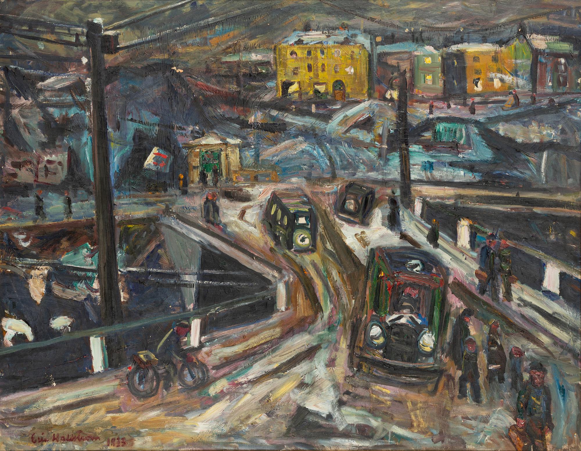 Eric Hallström, "Huvudstabron".