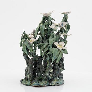 Mary-Ann Tollin-Verde, an earthenware sculpture, not signed, second half of the 20th century.