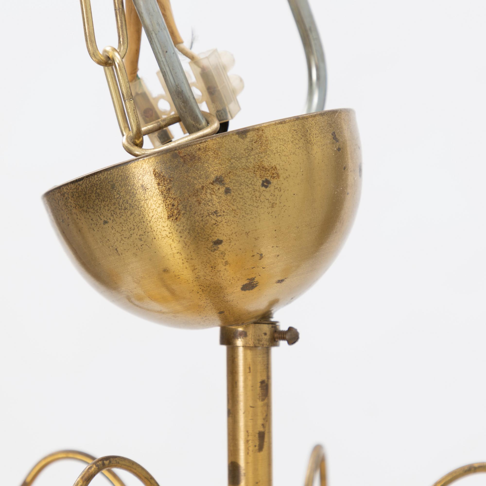 A Swedish Grace ceiling lamp, 1920's.