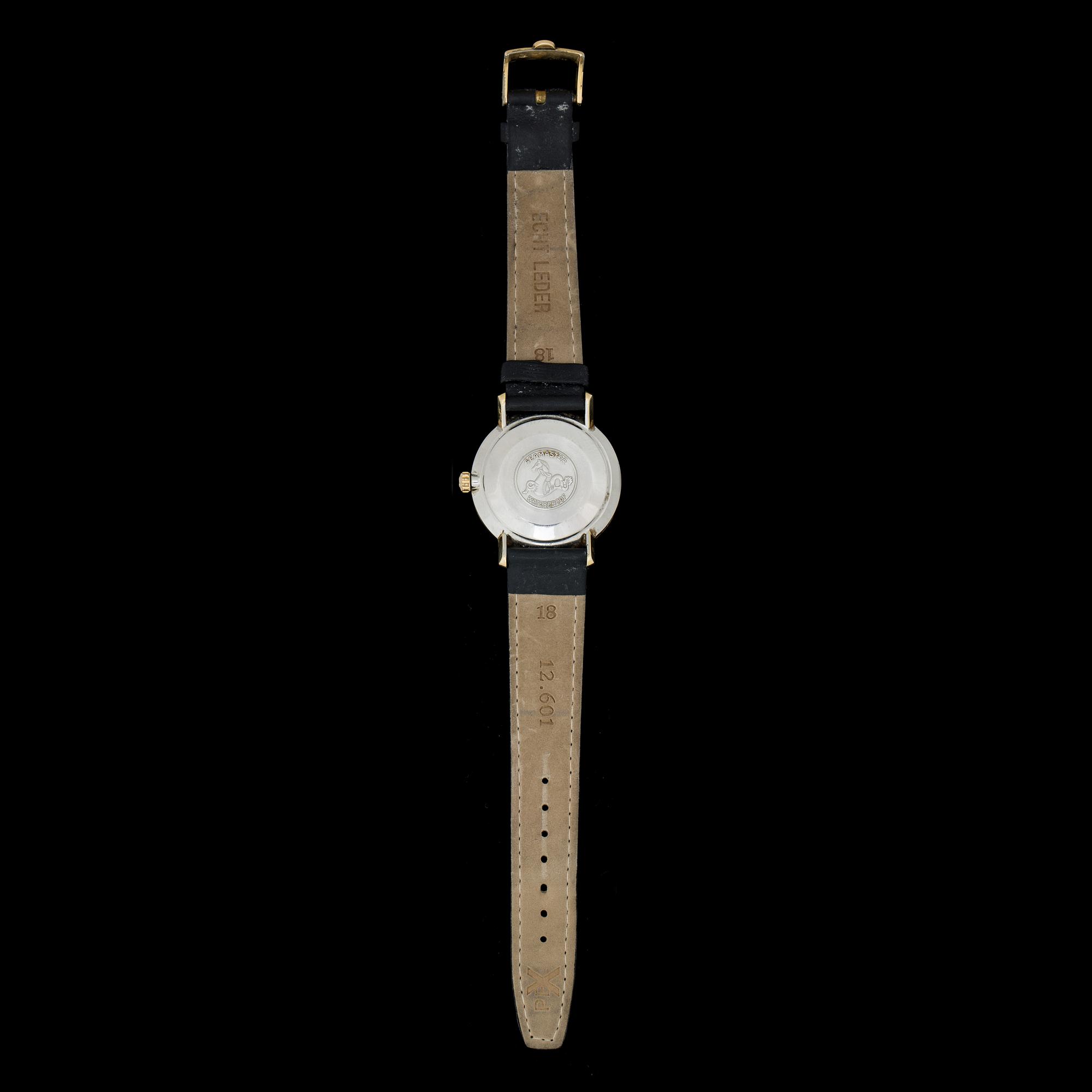 ARMBANDSUR, herr, guld på stål, "seamaster, De ville", Omega, 1900-talets andra hälft.