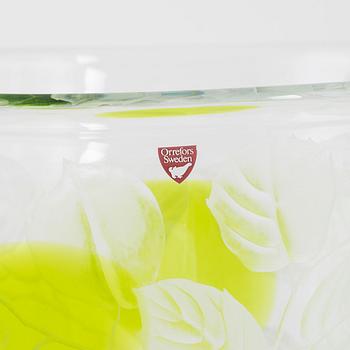 Olle Alberius, skål, Orrefors Gallery, 1987.