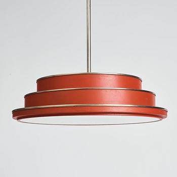 Erik Tidstrand, a ceiling lamp, model "28307", Nordiska Kompaniet, 1930s.