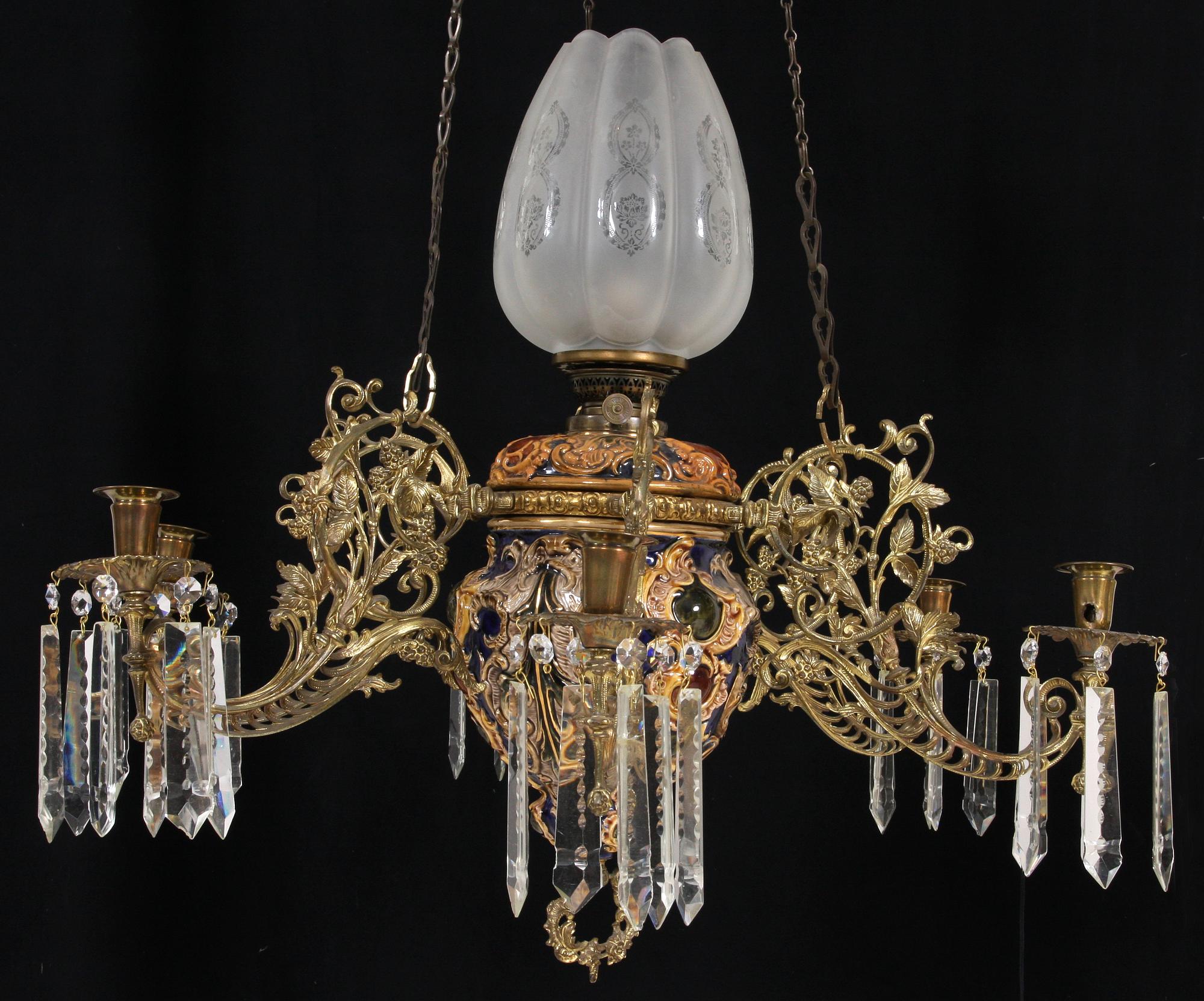 TAKFOTOGENLAMPA, 1800-talets andra hälft. H 55.
