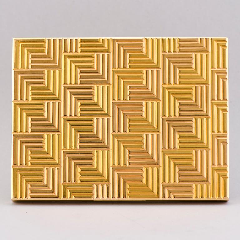 Cartier, RASIA, 18K puna- ja keltakultaa. Cartier Lontoo 1936.