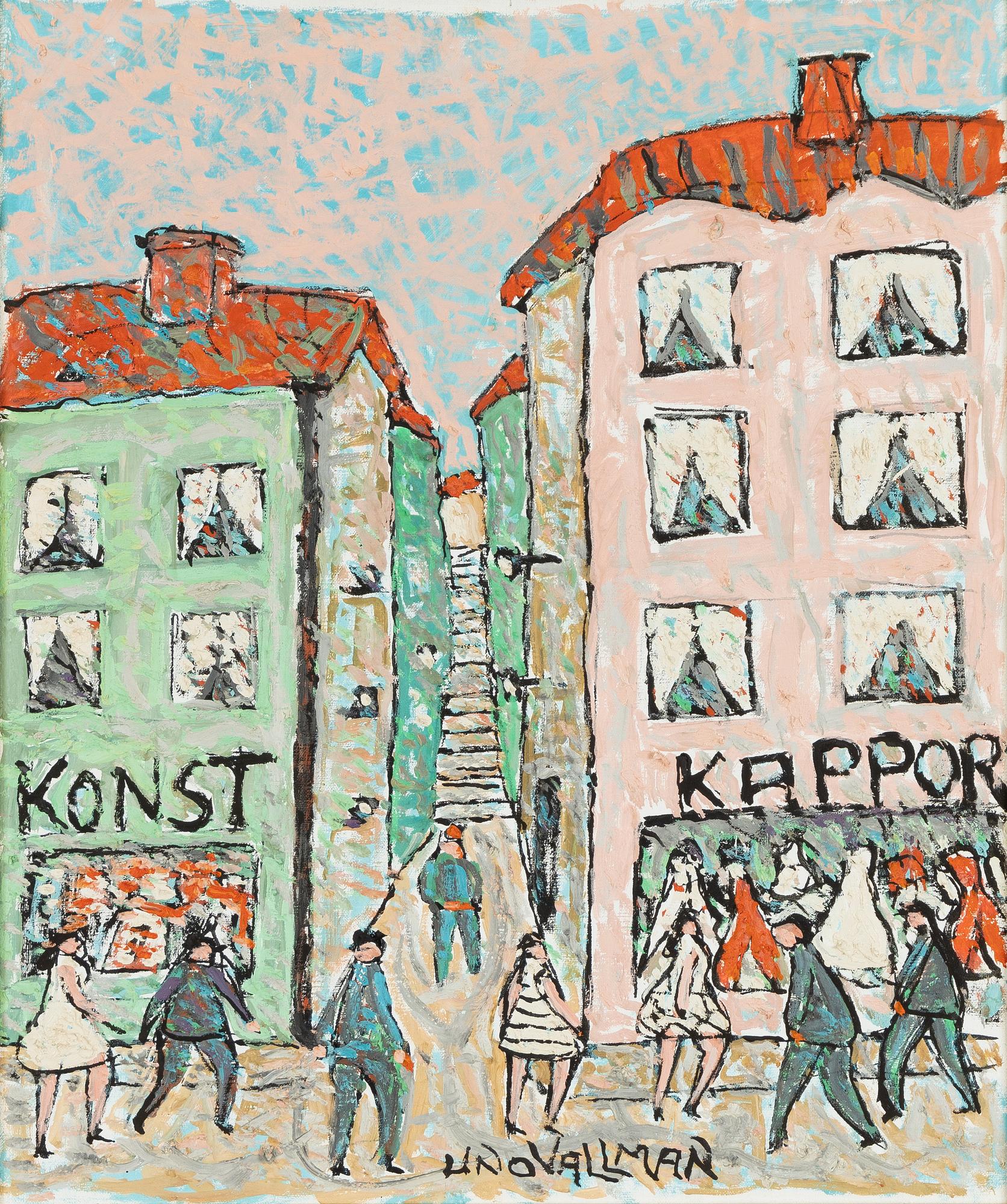 Uno Vallman, Flanörs.