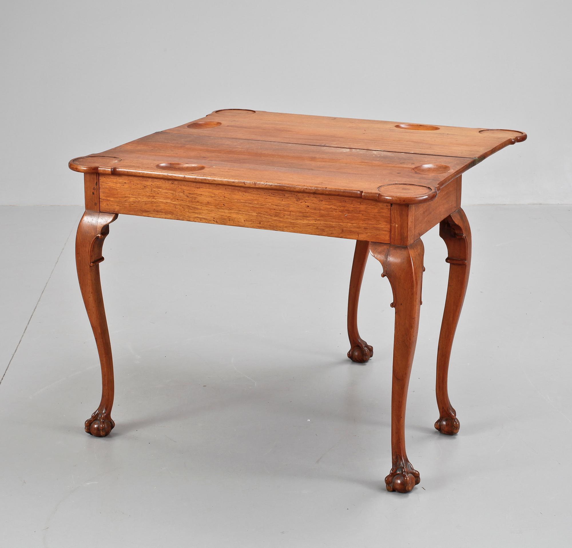 SPELBORD, senbarock, 1700-tal.