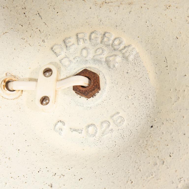 A pair of brass table lamps B024 from Bergboms later part of the 20th century.