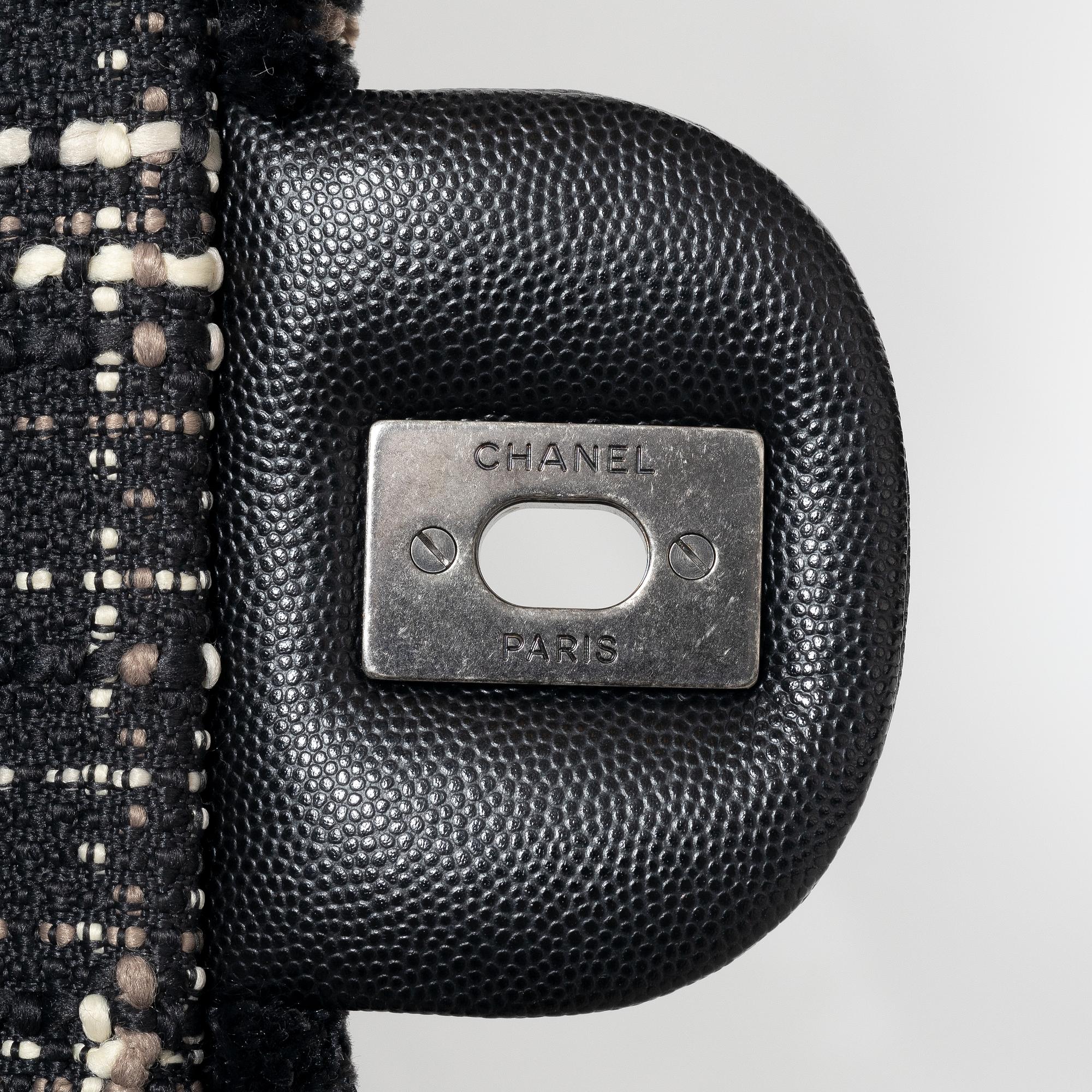 Chanel, väska, "Tweed Carry On Flap Bag", 2016-17.