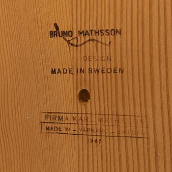 Bruno Mathsson, soffbord, "Annika", Firma Karl Mathsson, Värnamo, 1967.