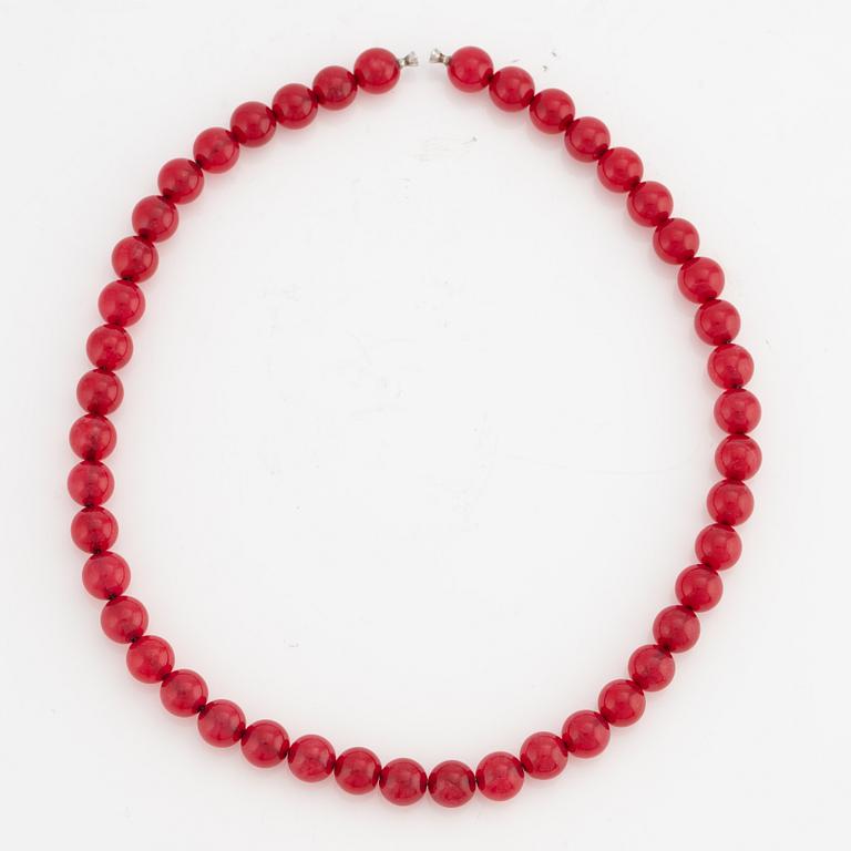 Ole Lynggaard, necklace, 8 pcs, with clasp 18K gold.