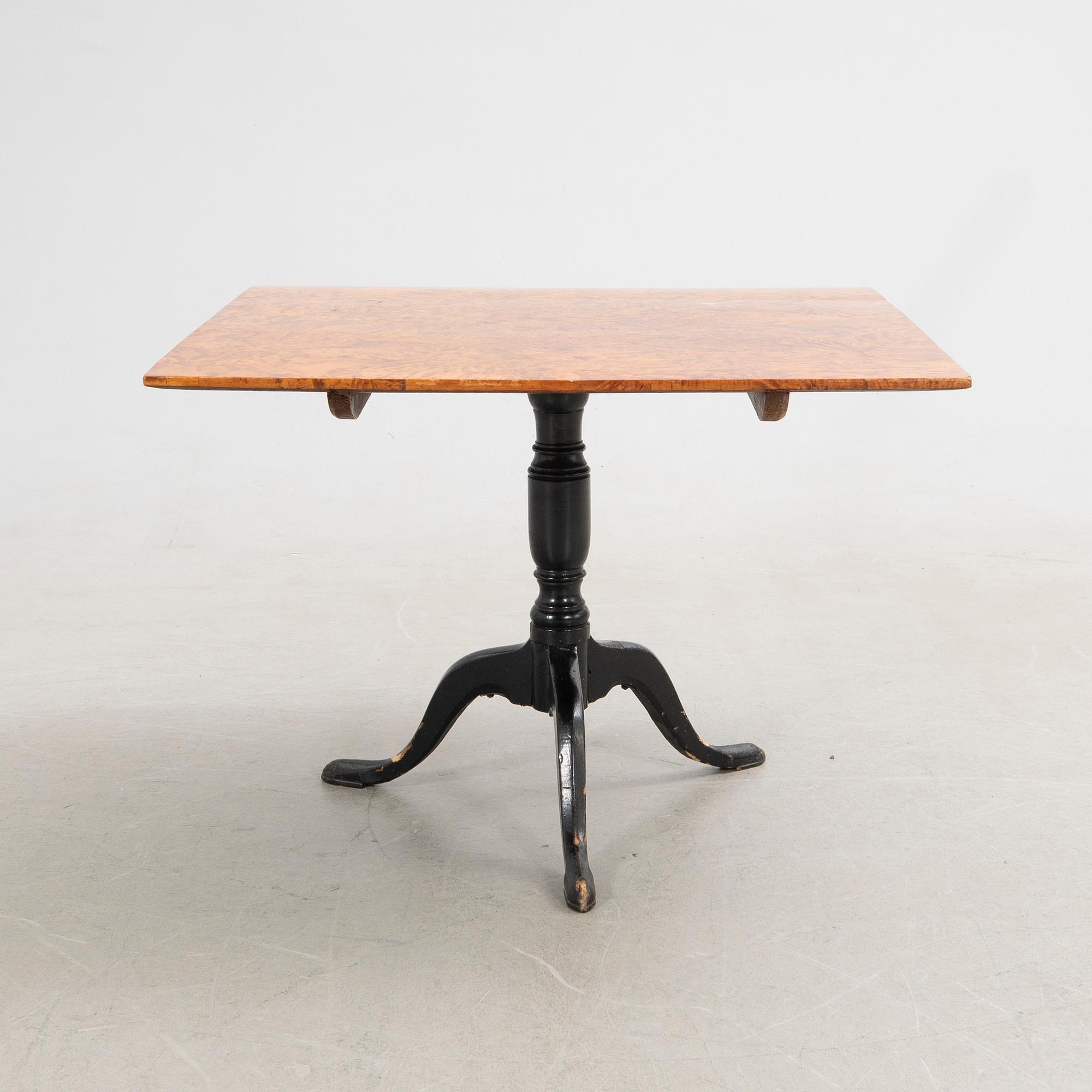 Folding table, early 19th century.