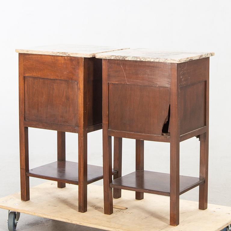 A pair of night stands first half of 20th century.