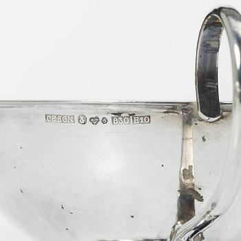 Punchmuggar, 22 st, silver, Ceson Guldvaru AB, Göteborg 1976-1979.
