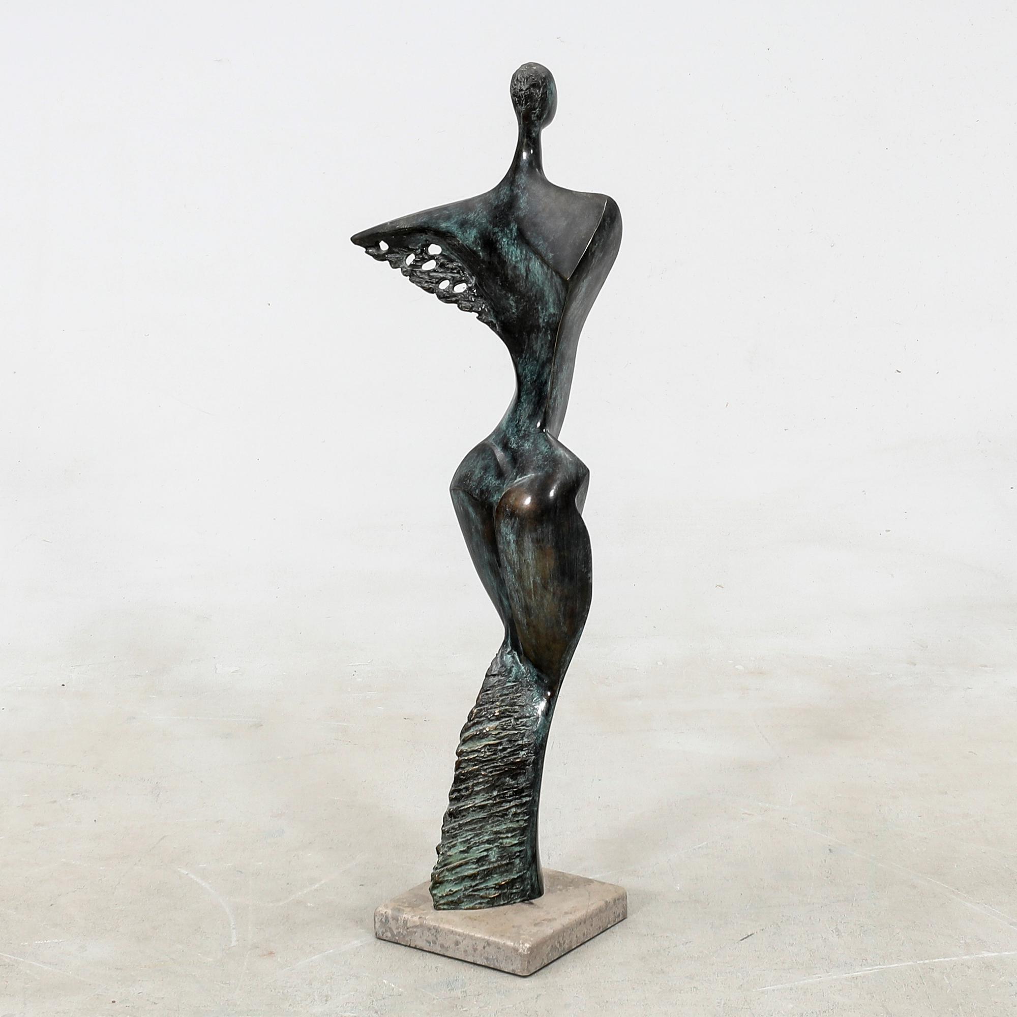 Stan Wys, sculpture Standing Woman signed and numbered.