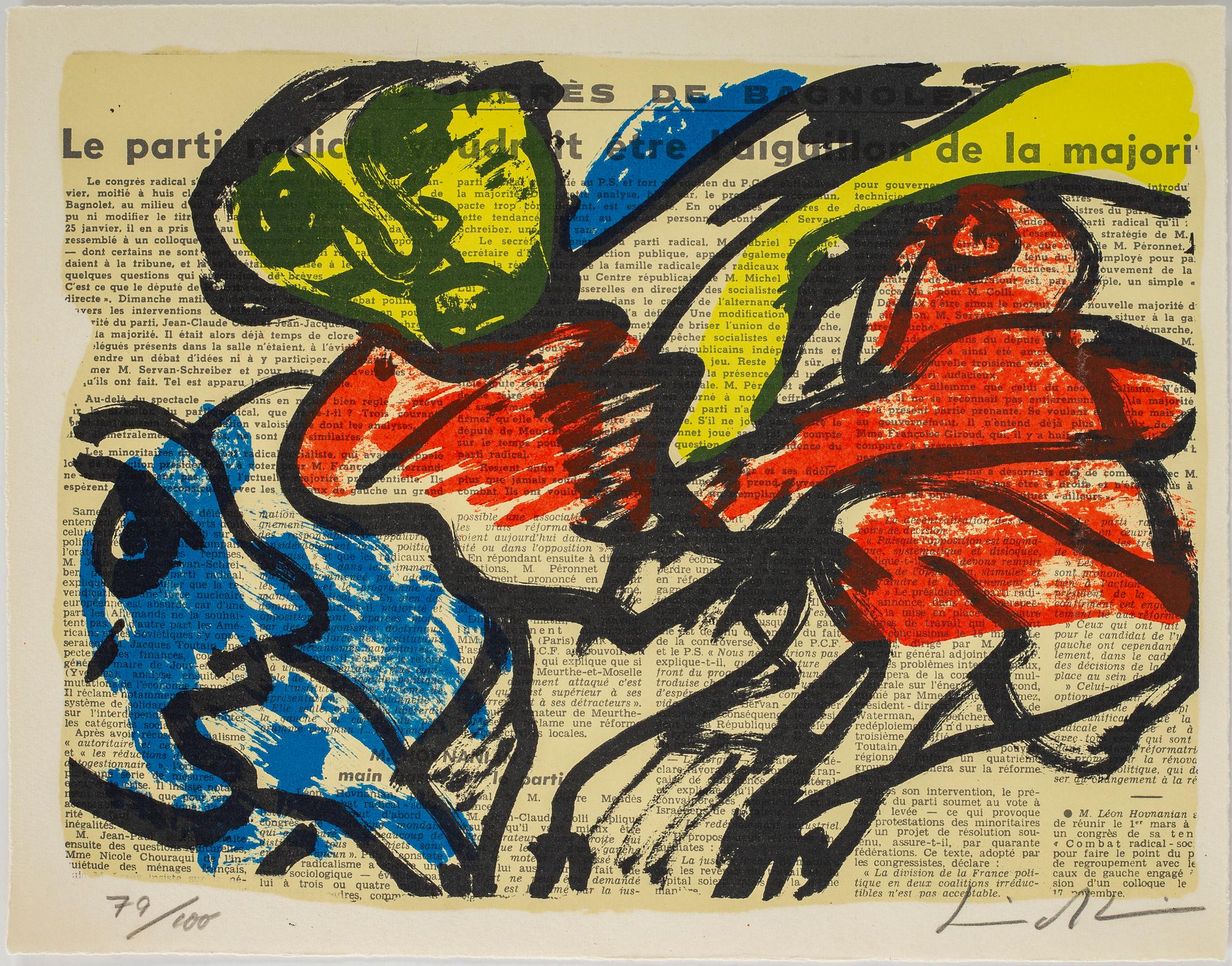 BENGT LINDSTRÖM, portfolio with 15 litographs in colour. Signed and numbered 79/100.