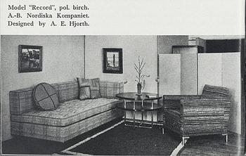 Axel Einar Hjorth, a "Record" side table for Nordiska Kompaniet, Sweden 1933.