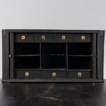 A gustavian style painted desk, circa 1900.