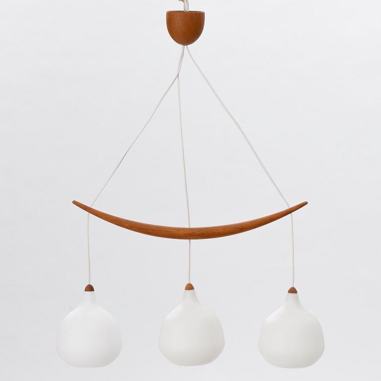 Uno & Östen Kristiansson, ceiling lamp, model no. 512 'Bananen', Luxus, 1950s/60s.