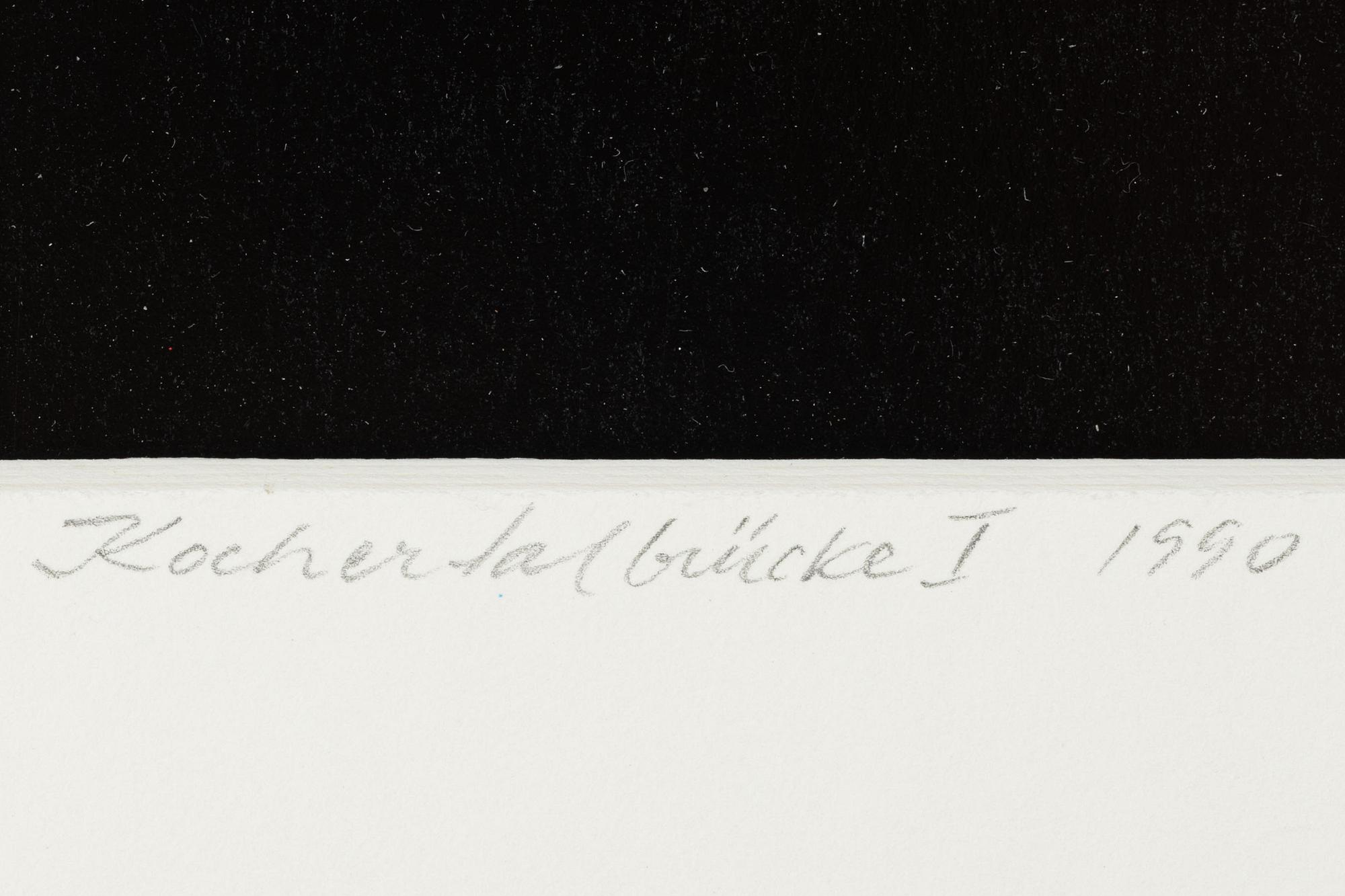 Lennart Olson, "Kochertalbrücke I", 1990.