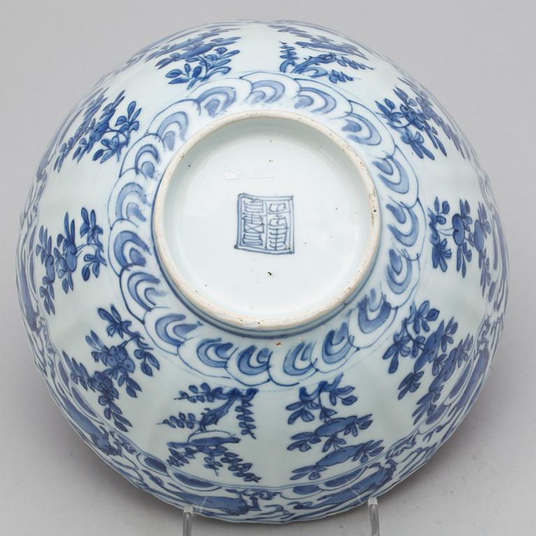 SKÅL, porslin, Wanli, (1573-1619) Ming dynastin, Kina.