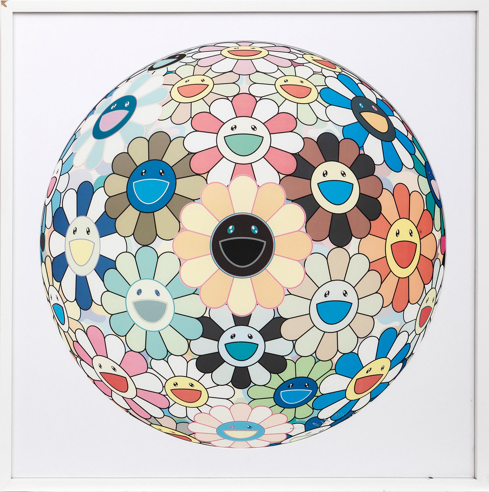 Takashi Murakami, "Flower Ball Sunflower".