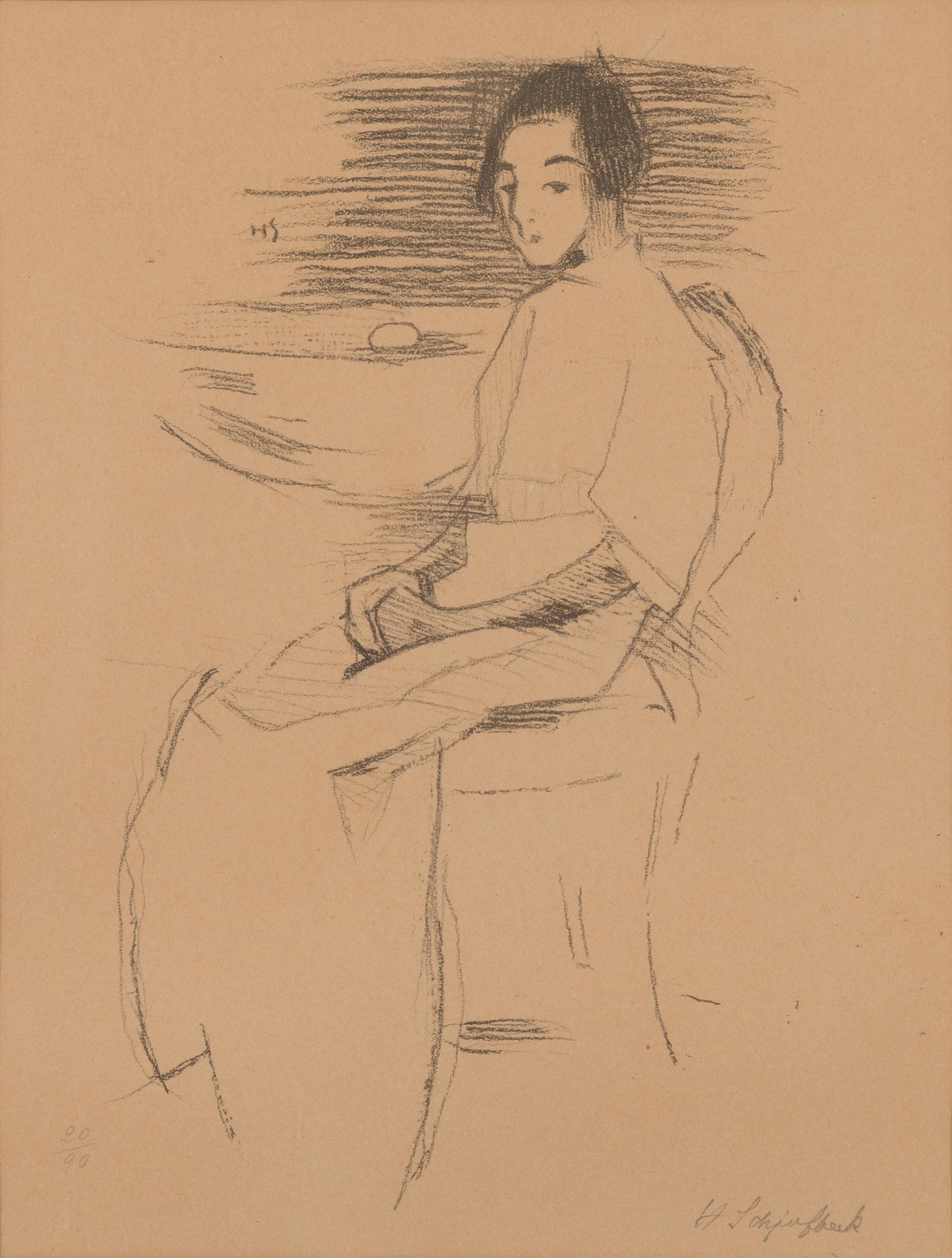 Helene Schjerfbeck, Leipurin tytär.