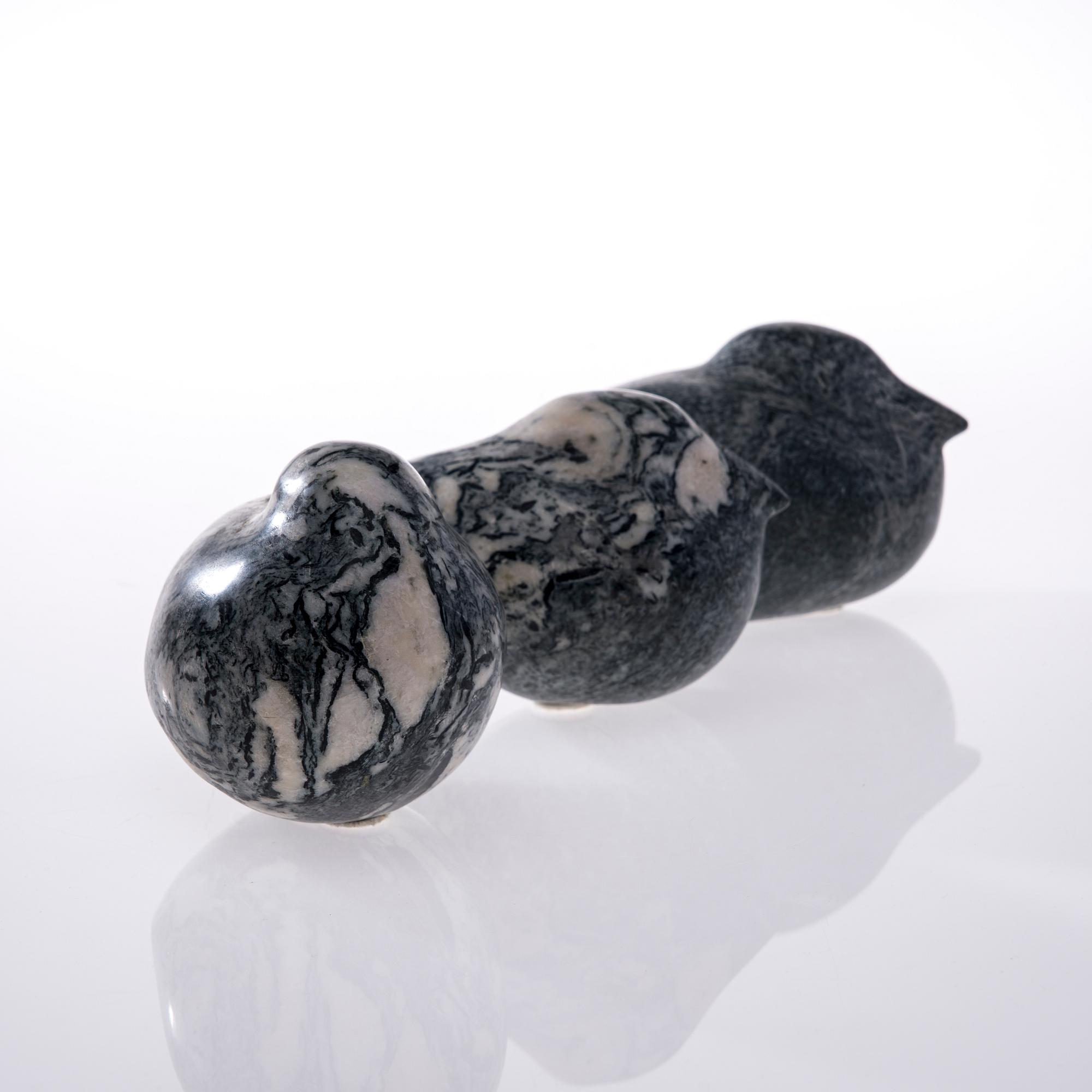 JUHANI SAKSA, skulptur, sten, signerad och daterad -95.