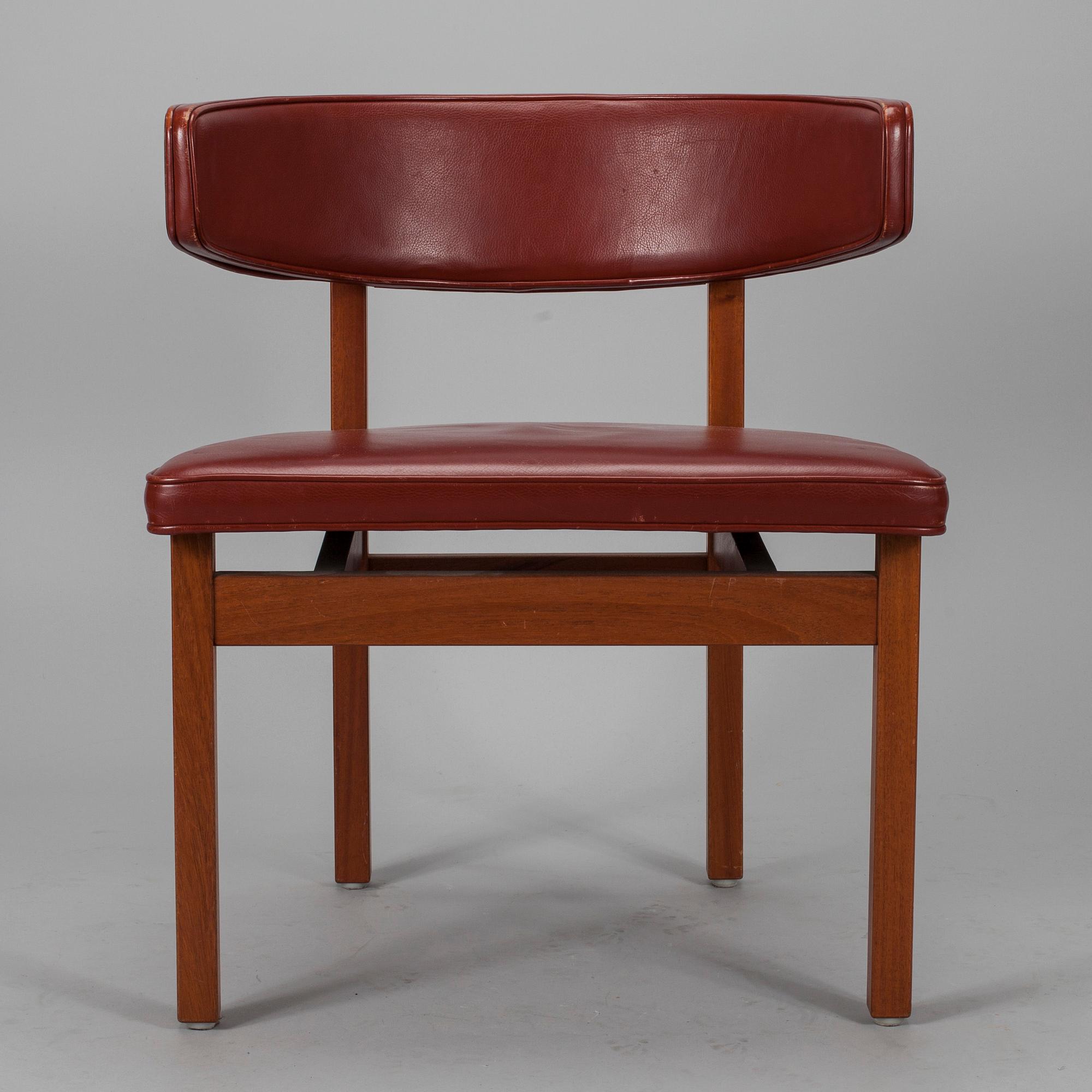 STOL, modell 3245, design Börge Mogensen, Fredericia Stolefabrik, Danmark 1960-tal.