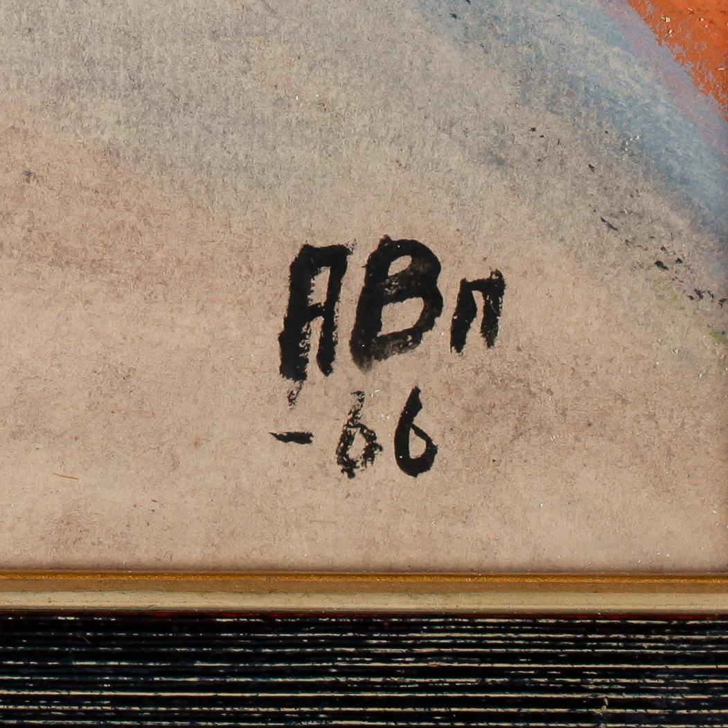 AXEL BENGTSSON, gouache, monogramsignerad och daterad -66.