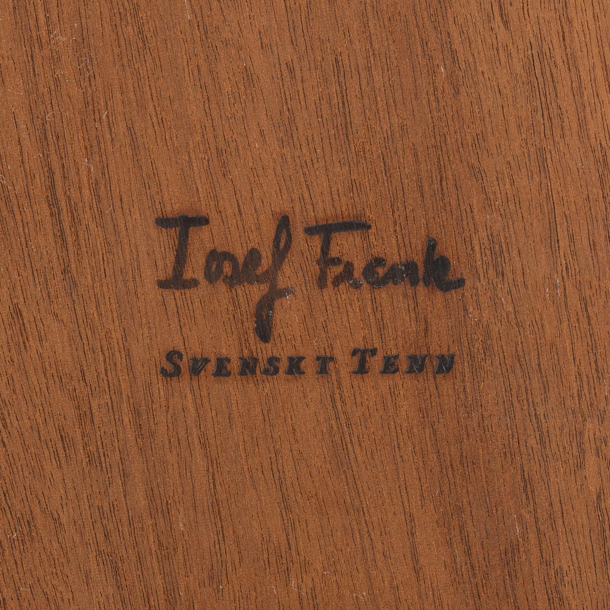 Josef Frank, serveringsvagn, modell 470, Firma Svenskt Tenn, efter 1985.