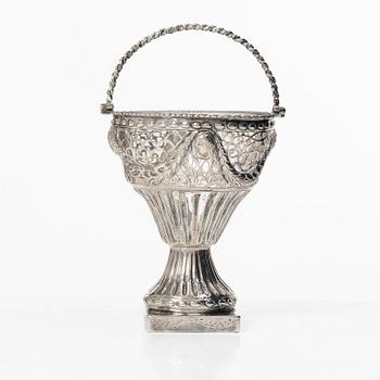 Sockerskål, silver, London 1772.